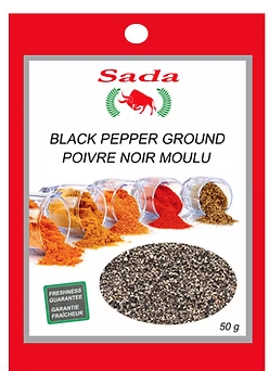 Poivre noir moulu