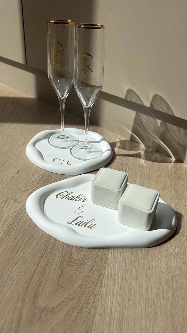Gepersonaliseerde plateau set