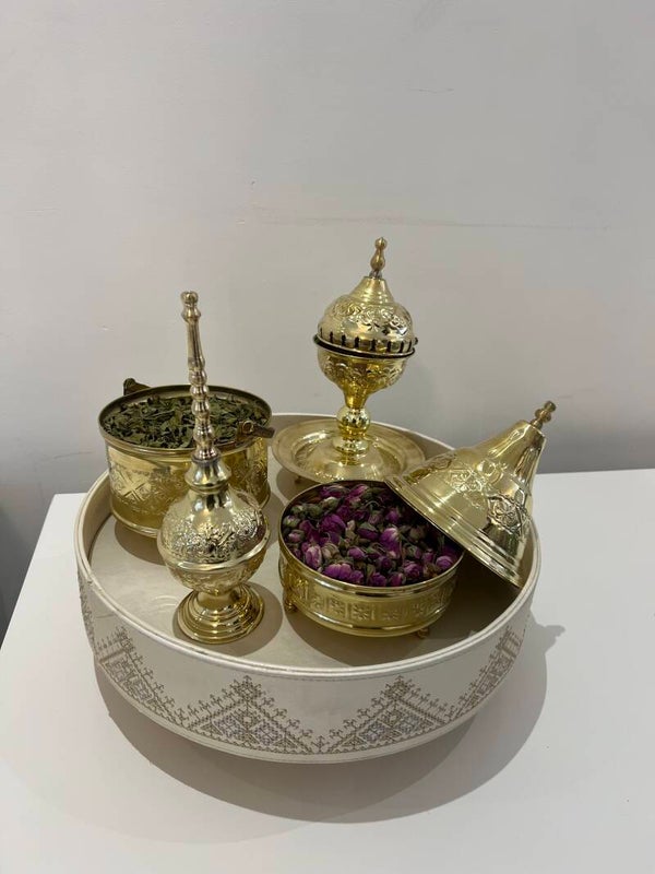 Henna middenstuk verhuur set