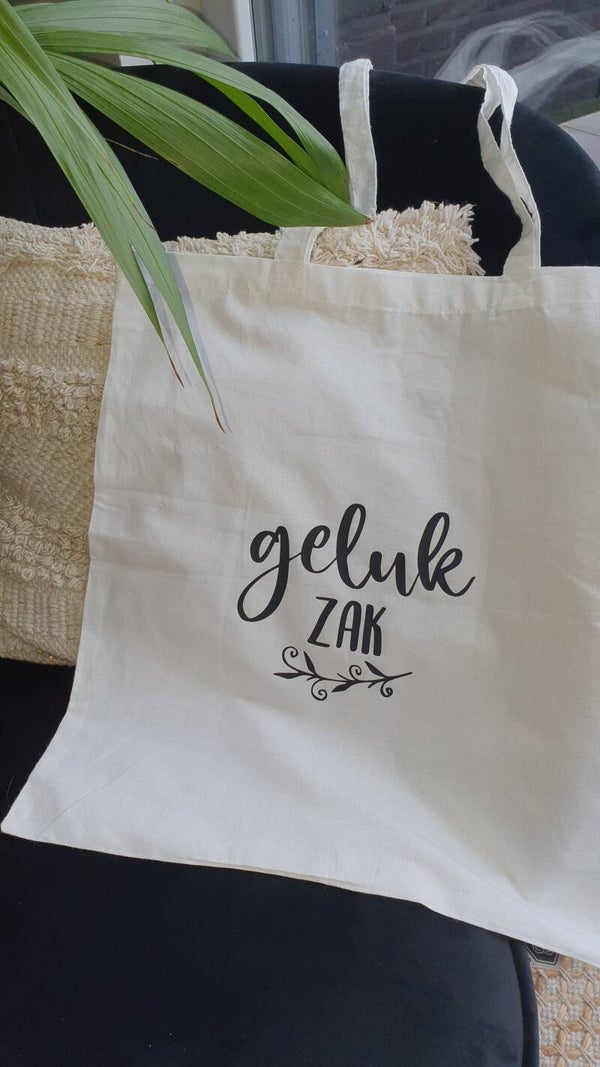 Totebag 'Gelukzak'