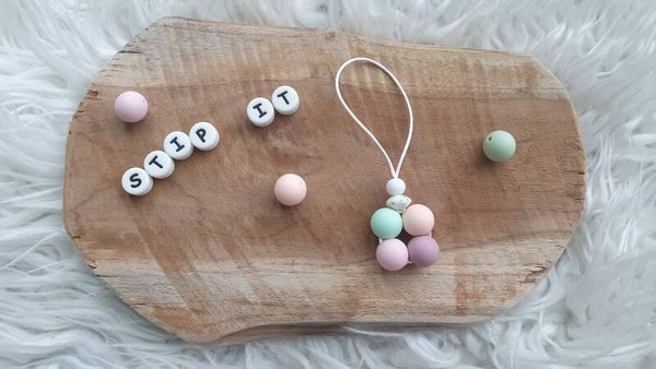Stip it sleutelhanger - roze