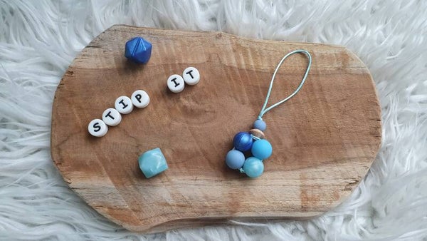 Stip it sleutelhanger - blauw