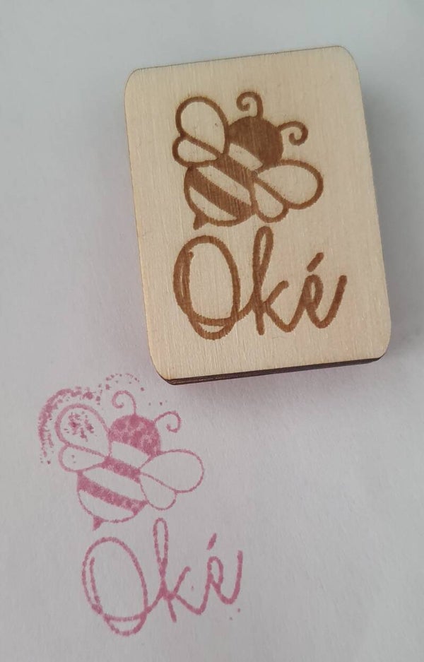 Stempel: Oké met figuurtje