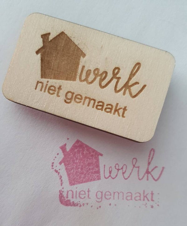 Stempel: HUISwerk niet gemaakt