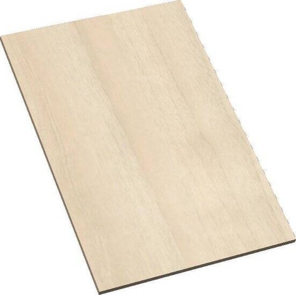 Houten wenskaart met eigen tekst