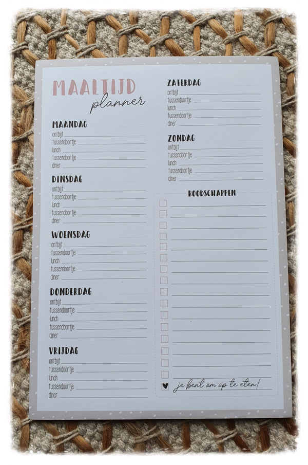 Maaltijdplanner