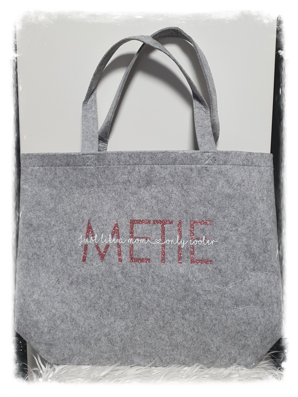 Grote vilten shopper - like mom, only cooler