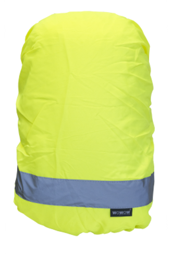 Boekentascover fluo geel met naam