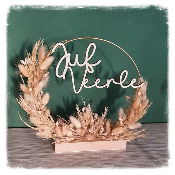 Flowerhoop voor de juf, klein