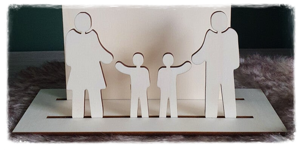 Apart figuurtje familiehuisje