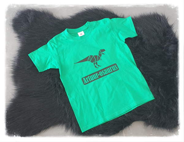 T-shirt 'naam-osaurus'