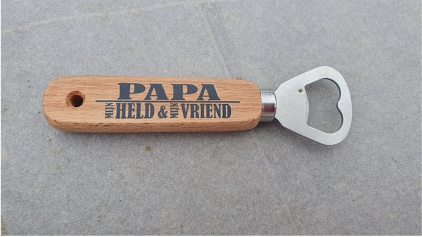 Flesopener: papa - mijn held & vriend