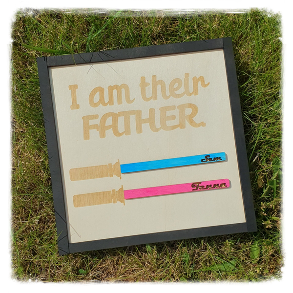 Star Wars: I am their father - gepersonaliseerde lightsabers