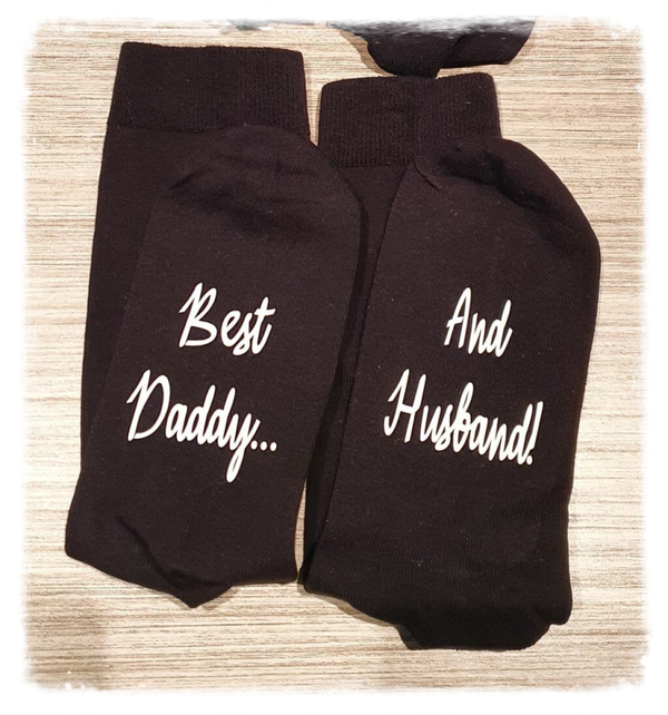 Sokken 'Best daddy and husband'