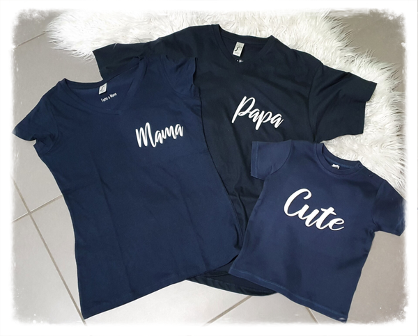 T-shirt met kleine opdruk naar keuze