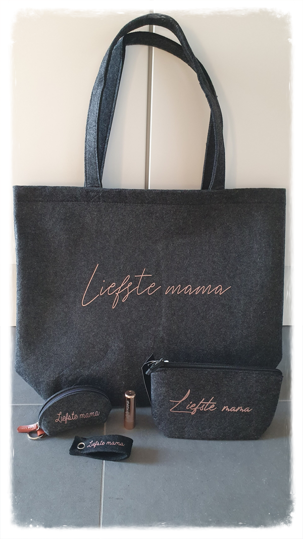 Grote vilten shopper