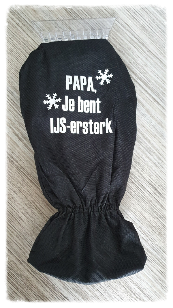 Ijskrabber voor papa, opa, ...