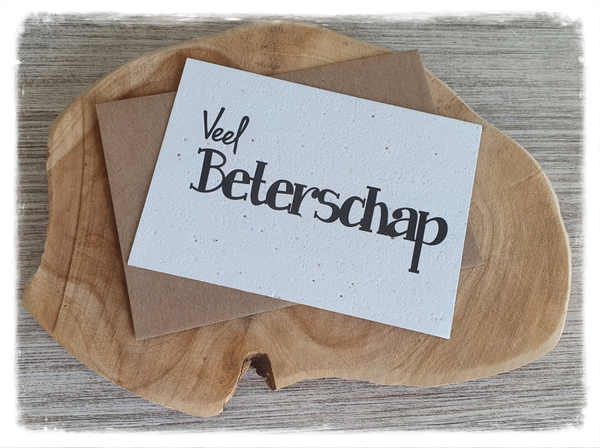 Bloeikaart: Veel beterschap
