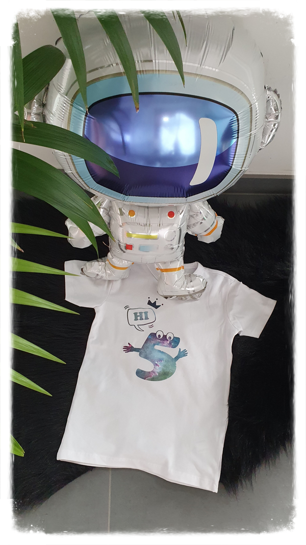 Verjaardagst-shirt 'hi 5'