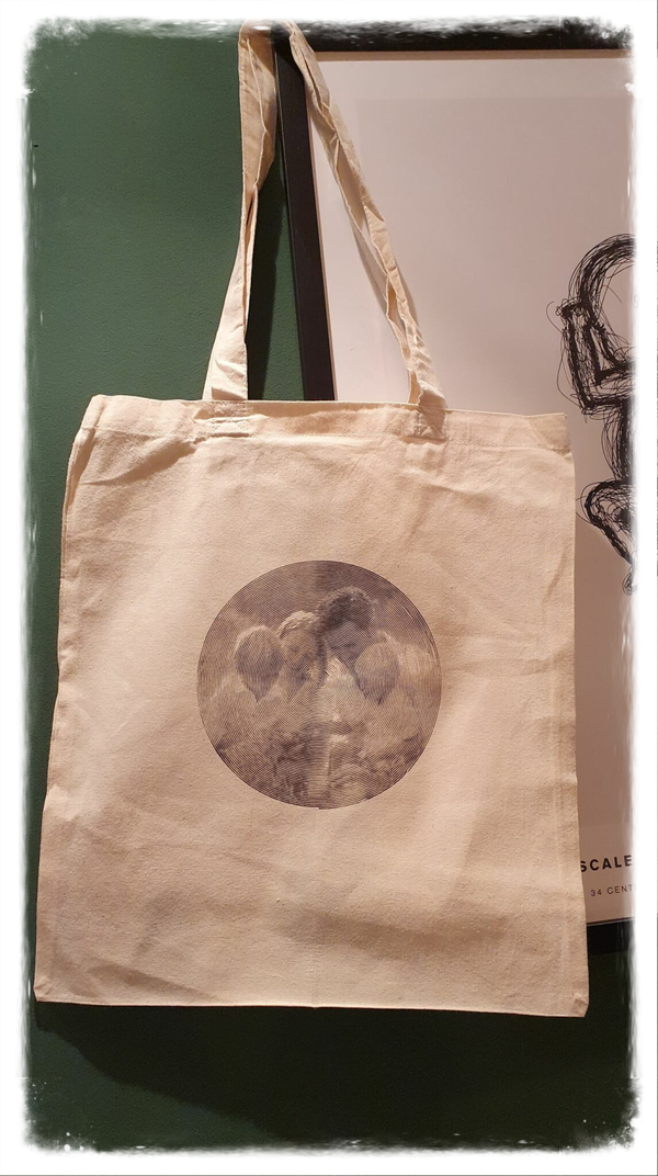 Shopping bag met spiraalfoto