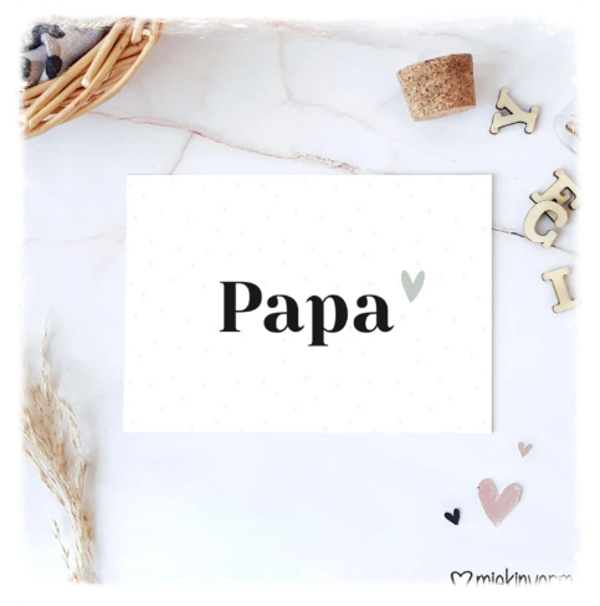 Ansichtkaart - PAPA