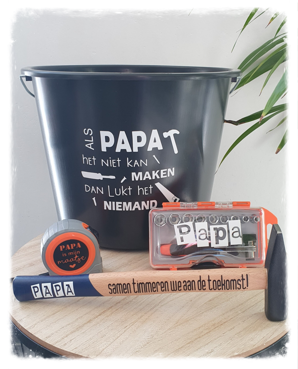Werkset gereedschap en emmer