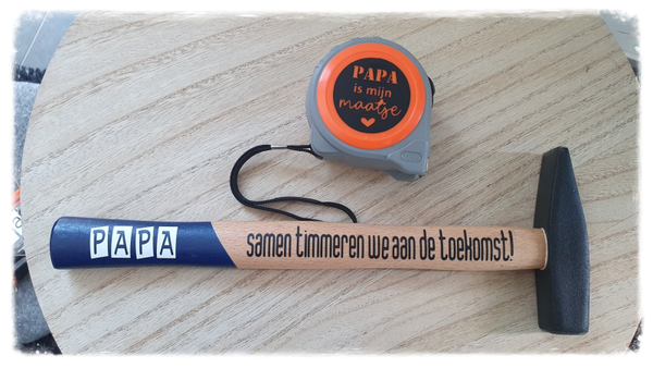 Gereedschapsset mini: hamer en rolmeter