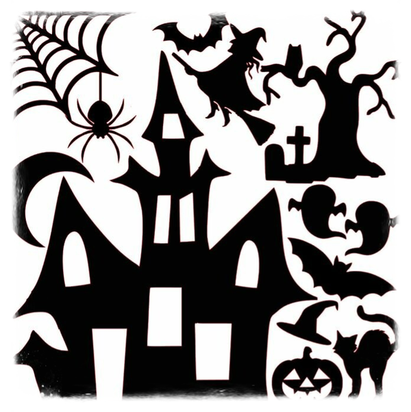 Raamsticker vinyl 'Halloween'
