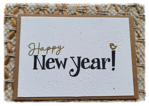 Bloeikaart: Happy New Year