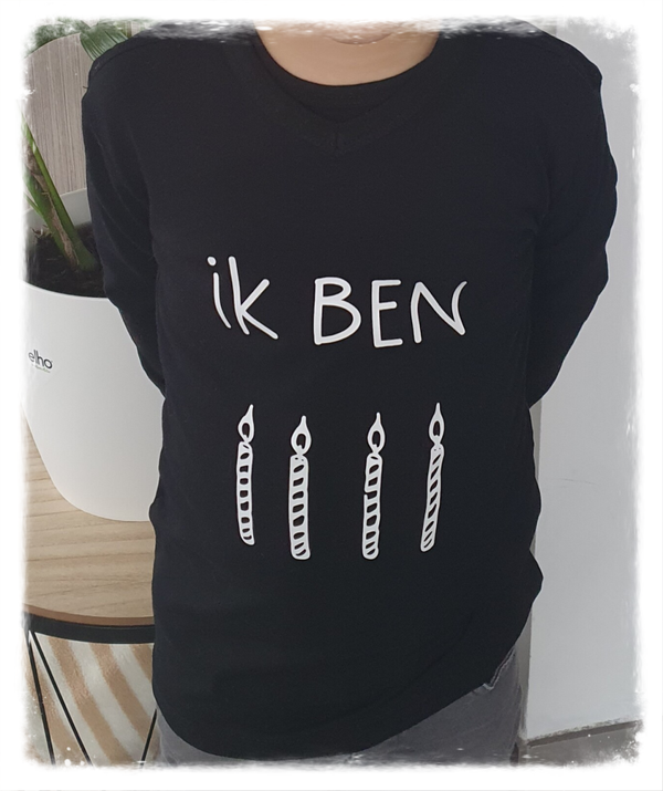 T-shirt Verjaardagskaarsjes