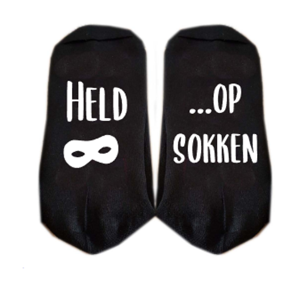 Sokken 'Held ... op sokken'