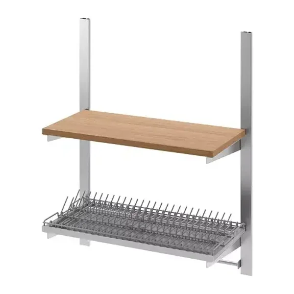 Estante con escurreplatos