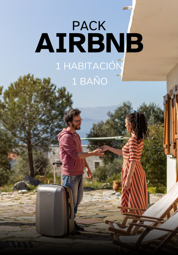 PACK AIRBNB - 1 Habitación y 1 baño
