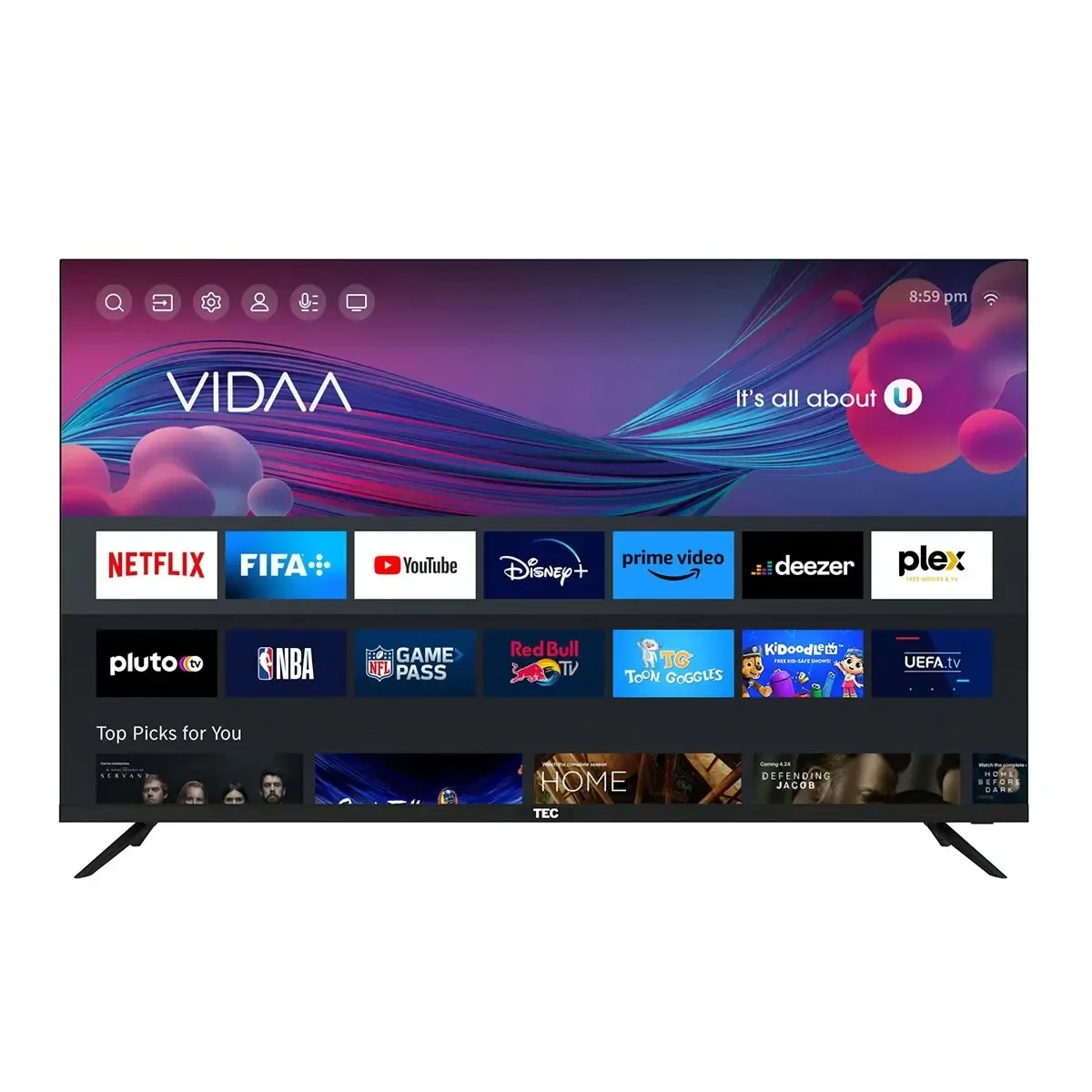 Televisor Tec, 50" Led 4K