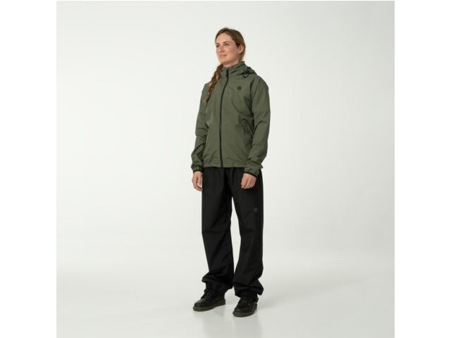 AGU GO RAIN SUIT ESSENTIAL ARMY GREEN