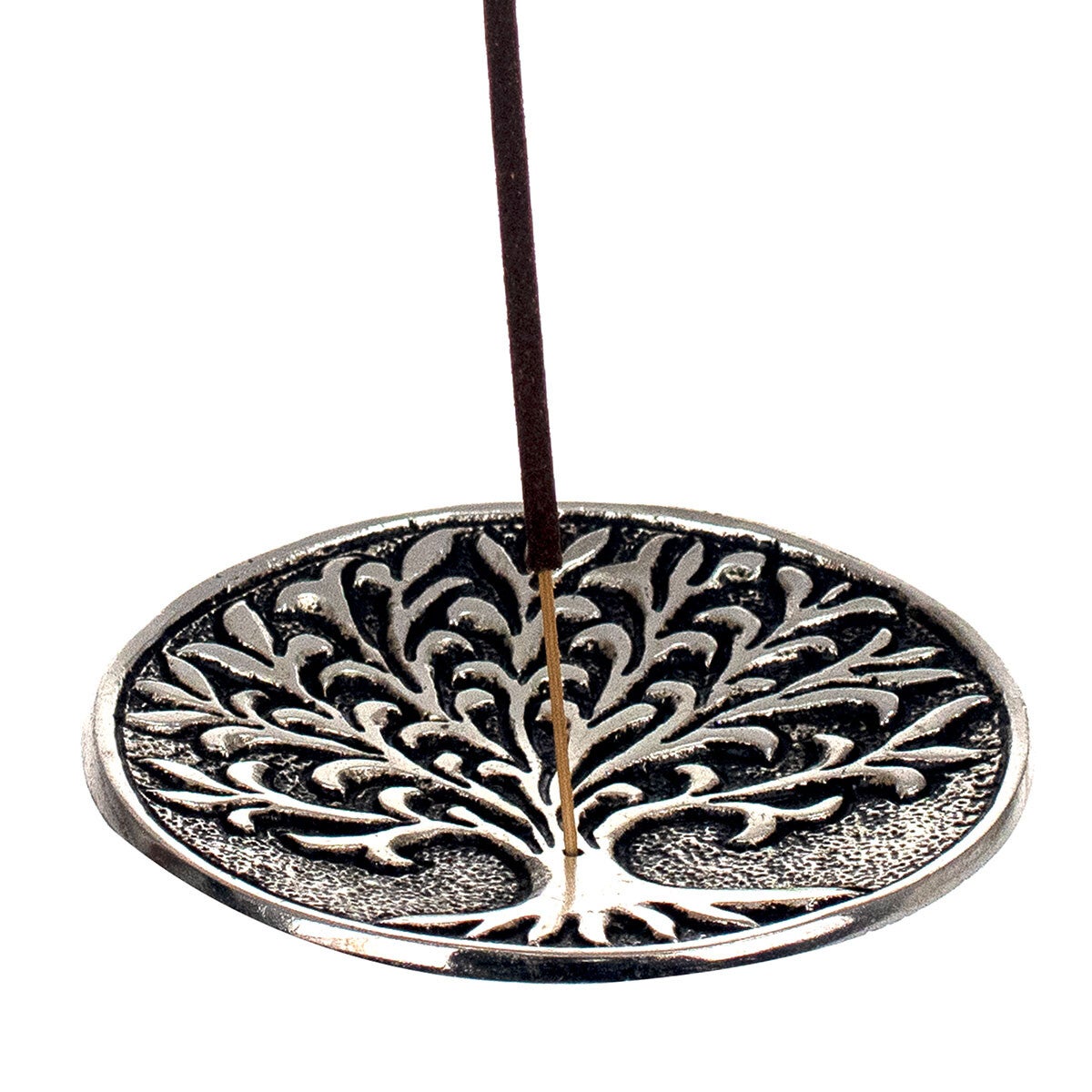 Porta Incienso Aluminio Árbol de la Vida