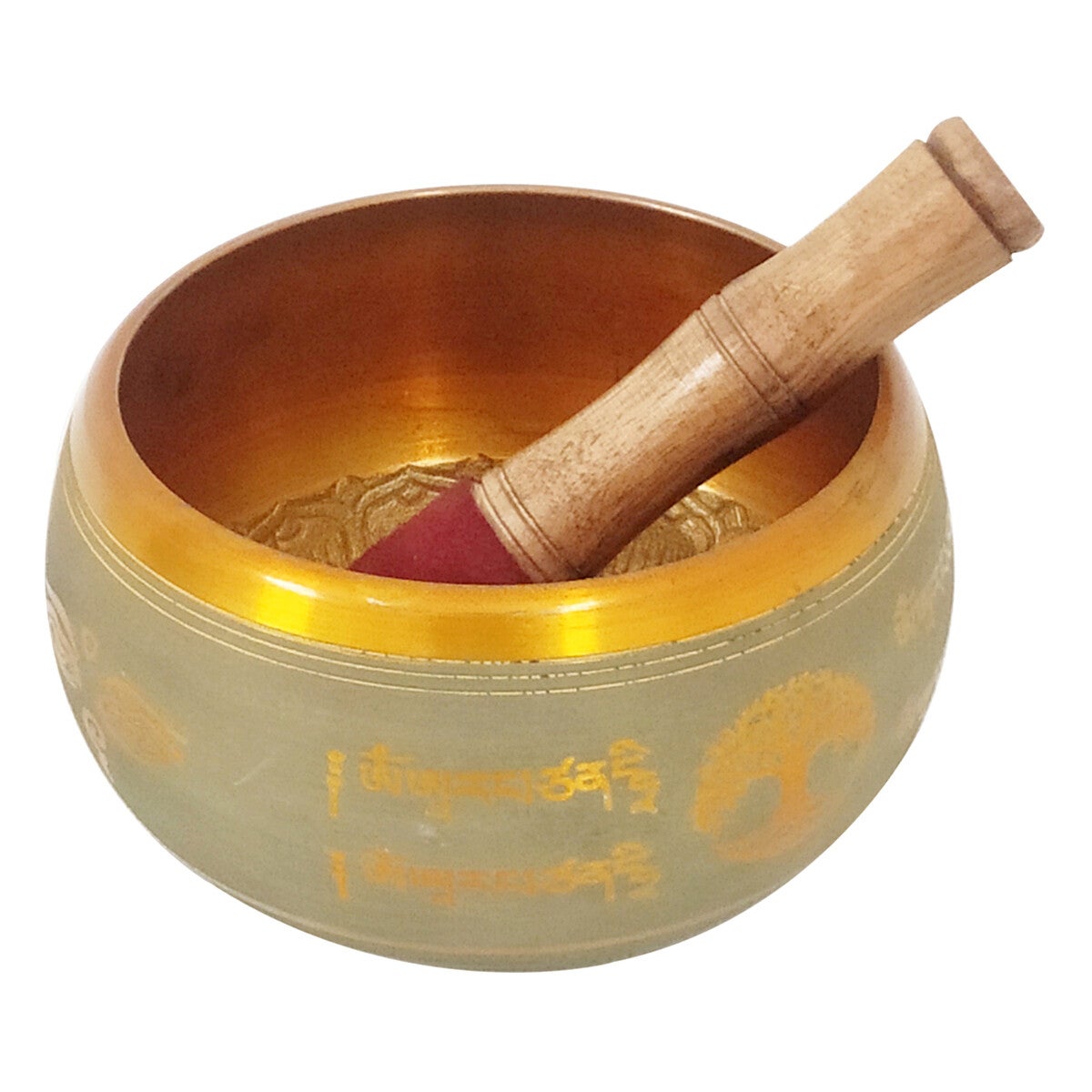 Cuenco Tibetano Árbol de la Vida & Inscripciones