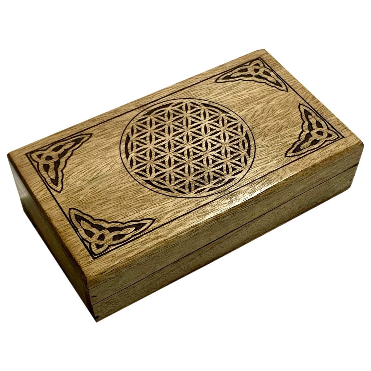 Caja de Madera Flor de la Vida