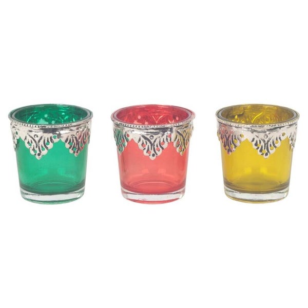 Portavelas 3 Diferentes Colores