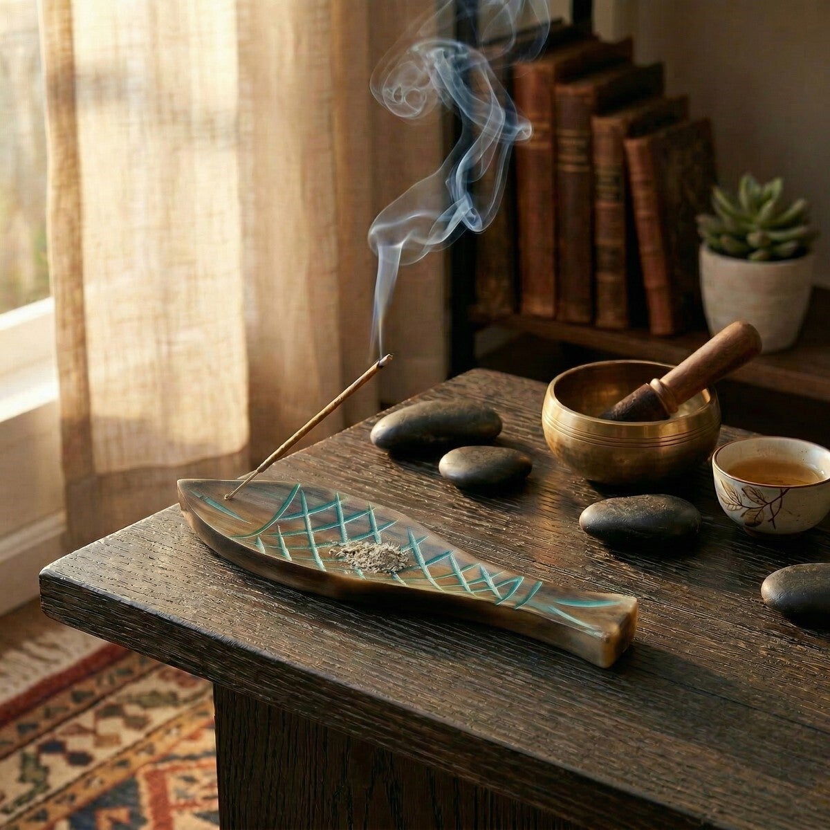 Quemador Incienso Pez | Artesanía Hippie