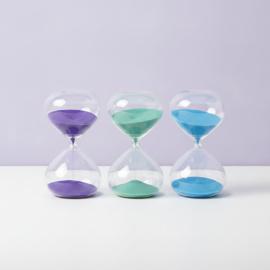 Reloj de Arena con Arena de Colores | Ideas Decoración Hippie