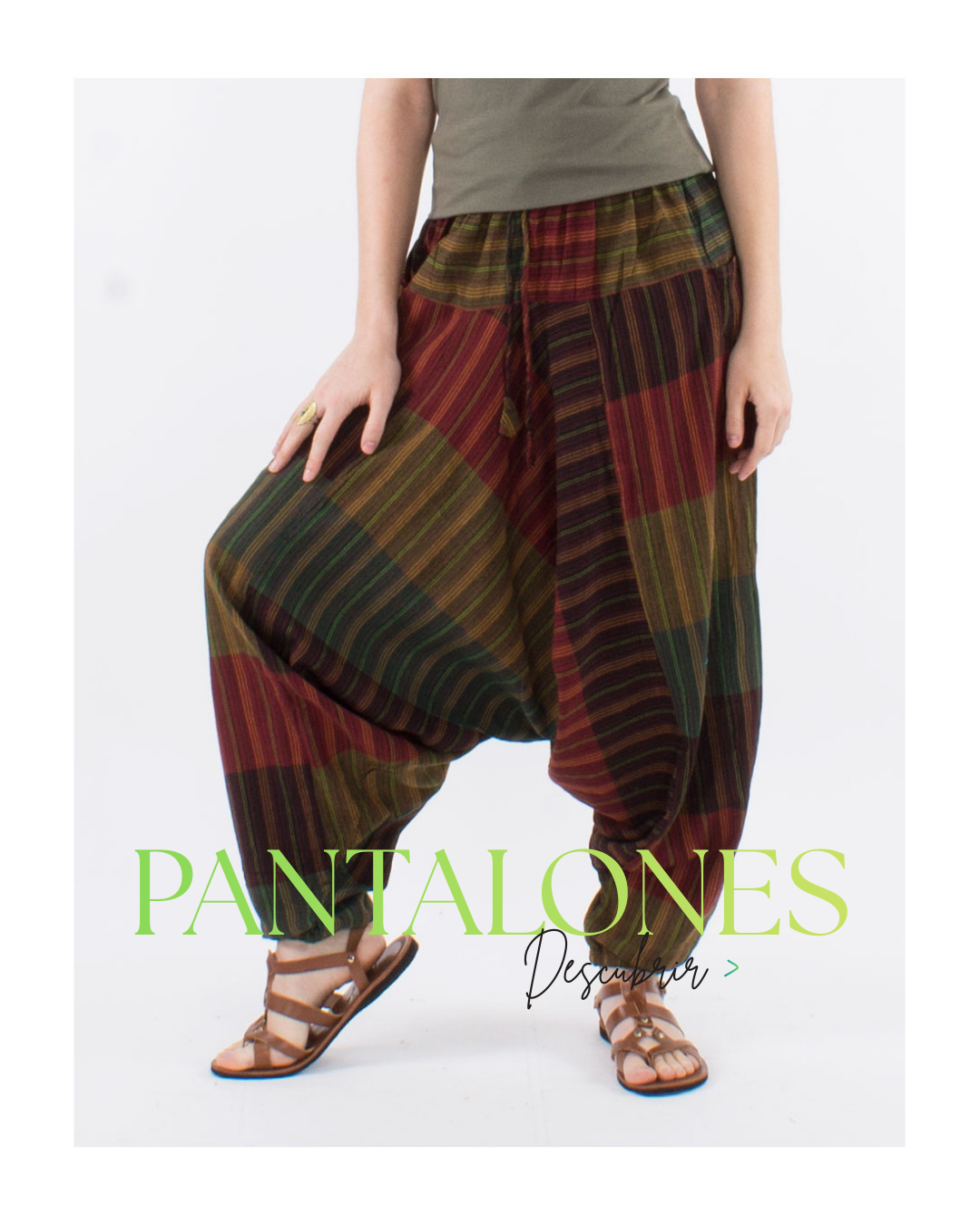 Pantalón tipo Sarouel