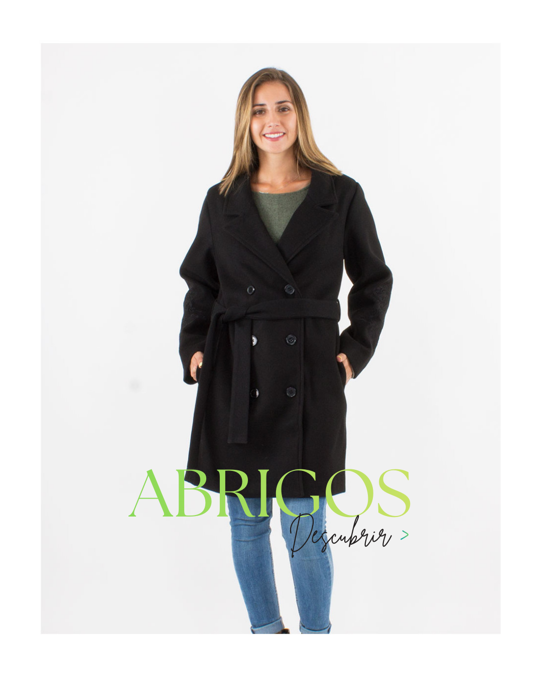 Abrigo estilo gabardina