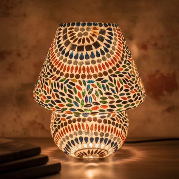 Lámpara Mosaico Multicolor | Lámparas Hippie Chic