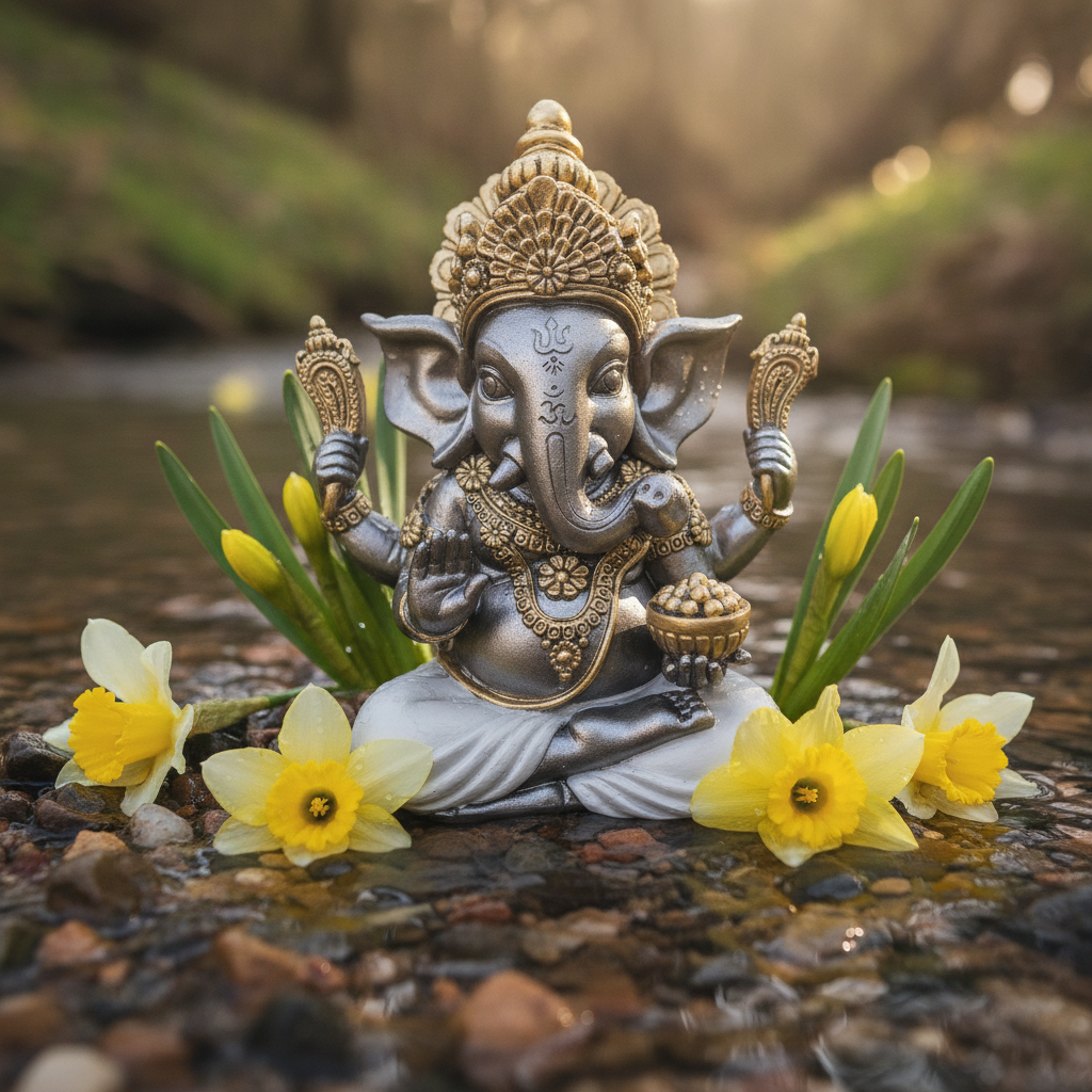 Ganesha India Figura Resina | Artesanal Hippie