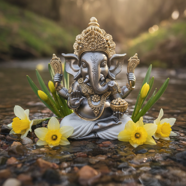 Ganesha India Figura Resina | Artesanal Hippie