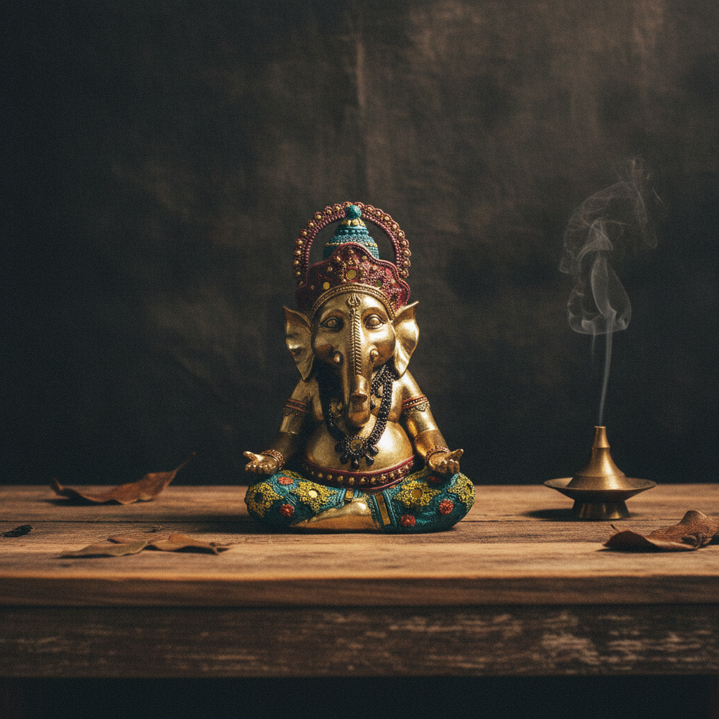 Ganesha Yoga Resina | Decoraciones Hippies