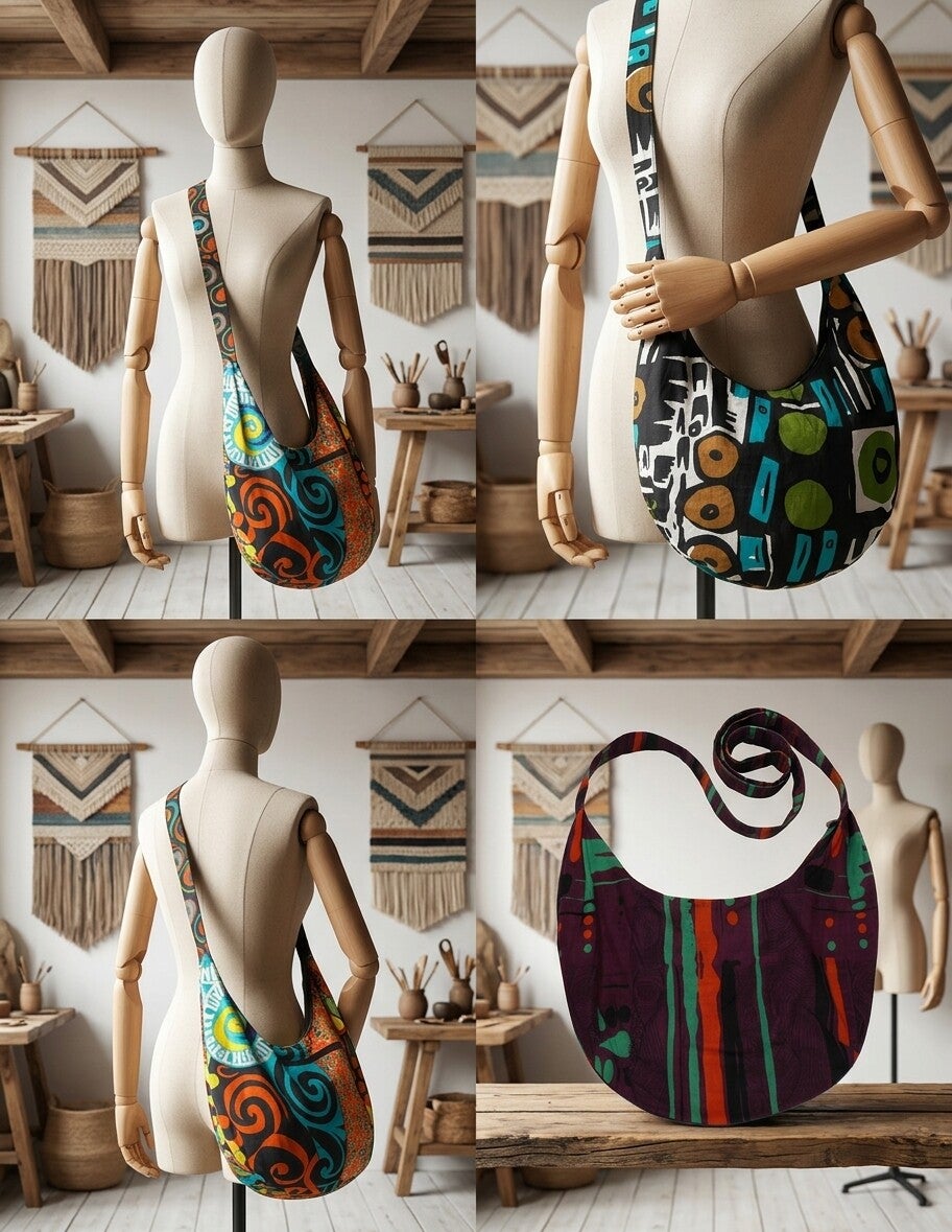 Bolso Bandolera Estampado Multicolor | Bolso Bandolera Hippie