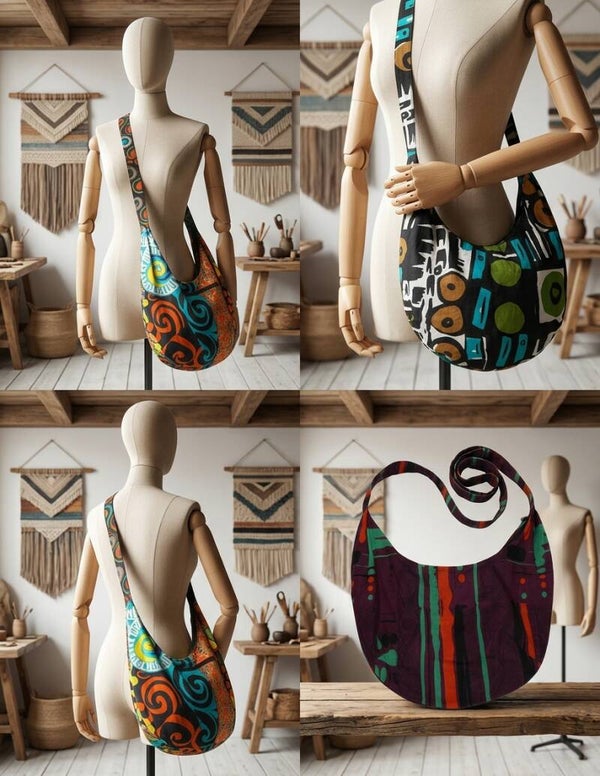 Bolso Bandolera Estampado Multicolor | Bolso Bandolera Hippie