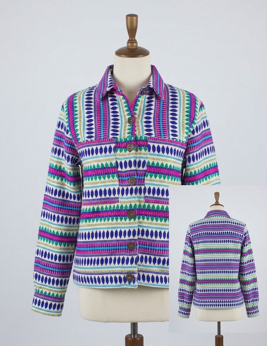 Chaqueta Jacquard Multicolor Jaipur – Estilo Boho Chic